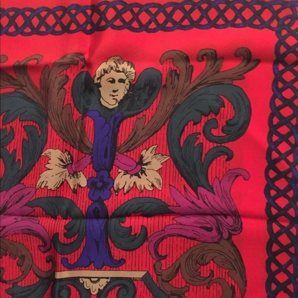 Vintage Ginnie Johansen silk scarf